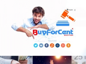 Скриншот главной страницы сайта buyforcent.com